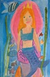 'Little mermaid', Bursova Katya, 9 years, Donetsk