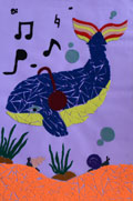 ‘Whale symphony’, Anhelina Melnyk, 10 years old, (teacher L.M. Yakubko), Gorodok