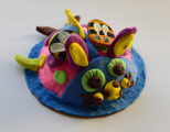 ‘Neptune the hedgehog’, Ivan Diadiuk, 7 years old, (teacher L.O. Kamianska), Kryvyi Rih