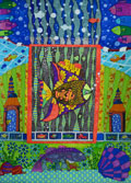 ‘Goldfish’s dreams’, Valeriia Yerashkova, 14 years old, (teacher L.O. Kamianska), Kryvyi Rih
