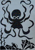 ‘Underwater ghost’, Yelyzaveta Priasiazhna, 11 years old, (teacher L.M. Yakubko), Gorodok