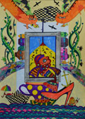 ‘Fish family’, Anastasiia Svitanko, 13 years old, (teacher L.O. Kamianska), Kryvyi Rih