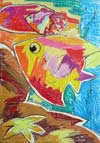 ‘Small fishes and a starfish’, Iskindirova Valeria, 9 years,  (teacher Bogza E.E.), Temirtau
