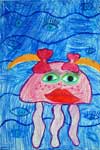 ‘I am jellyfish’, Elizaveta Murzenko, 7 years, (teacher A.N.Kimerina), Dobropolie