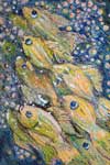 ‘Beam of fishes’, Olga Ilinova, 9 years, (teacher N.V.Lizenko), Alchevsk