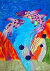  ‘Such a fishes’, Saskiya-Lilli Lekhtsalu, 8 years, (teacher Elle Kyaosaar), Viliandy