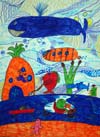 ‘Underwater city’, George Tifanyuk, 8 years, (teacher N.V.Bachurina), Murmansk
