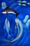 ‘Sea predators’, Andrey Ishchuk, 10 years, (teacher I.F.Lavrova), Novy Urengoy