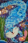 ‘Dreams of the blue cat’, Marina Deyneka, 10 years, (teacher V.V.Karpenko), Tokary