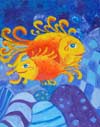 ‘Secrets of underwater kingdom’, Maria Trofimova, 6 years, (teacher I.S.Shukhno), Krasniy Luch