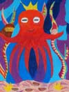 ‘King octopus’, Diana Konstantinova, 10 years, (teacher Helga Leik), Tallinn (Estonia)