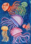 ‘Sea mosaic’, Valentina Sidneva, 11 years, (teacher A.N.Arseeva), Dzerzhinsk (Russia)