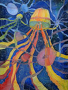‘In jellyfishes networks’, Tatyana Fuks, 12 years, (teacher A.I.Rogova), Severodonetsk