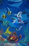 ‘Underwater colors’, Vadim Stryzhak, 9 years, (teacher Ya.A.Duplyakin), Purovsk