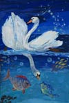 ‘Swan lake’, Olga Protsenko, 10 years, (teacher N.G.Marinenko), Izyum