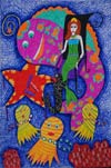 ‘Princess-mermaid’, Oksana Rakus, 11 years, (teacher T.Boyko), Lvov