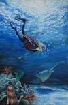 ‘Diver’, Anna Orlova, 14 years, (teacher A.S.Sokolov), Murom