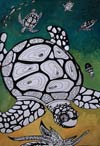 ‘Turtle - inhabitant of sea depths’, Yulia Voytenko, 15 years, (teacher N.I.Avakhova), Nikolaev 