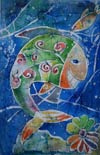 ‘Cheerful fish’, Anastasia Kravtsova, 11 years, (teacher V.Yu.Leventsova), Kiliya
