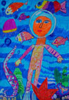 ‘Color depths’, Anastasia Bykova, 9 years, (teacher M.Yu.Kuzmina), Chita
