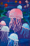 ‘Jellyfishes’, Angelina Bogush, 9 years, (teacher A.D.Vinevskaya), Taganrog