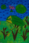 'Frog traveler', Yulia Kuzminskaya, 12 years, (teacher N.A.Oleynikova), Krasniy Lutch
