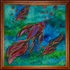 ‘Coral fishes’, Vladislav Leonov, 7 years, (teacher V.P.Al-Dzhanabi), Druzhkovk 