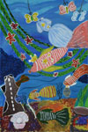 ‘Festival of fishes’, Olga Oshebkova, 11 years, (teacher V.E.Vaskova), Pyshma