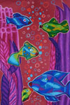 ‘A sea mosaic’, Ekaterina Kaplunova, 11 years, (teacher A. N. Kimerina), Dobropolye