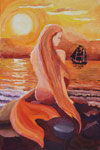 ‘Sunset pearl’, Svetlana Zhernovaya, 13 years, (teacher N. G. Marinenko), Izyum