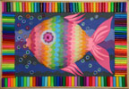 ‘The multi-colored sea’, Ilya Poltavsky, 11 years, (teacher A.N.Poltavskaya), Donetsk