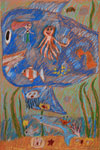 ‘Merry octopus’, Milena Kharina, 7 years, (teacher N.A.Burnakova), Abakan (Khakassia)