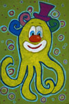 ‘Octopus clown’, Melanya Pototskaya, 10 years, (teacher A.M.Kimerina), Dobropolye