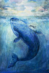  ‘I and whale’, Tatiana Kit, 16 years, (teacher T.Yu.Guzova), Abakan (Khakassia)