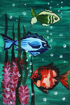  ‘Aquarium fish’, Valentine Bobovich, 13 years, (teacher I.A.Mostovaya), Pevek (Chukotka)
