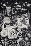 ‘Octopus - artist’, Kira Krywokobylskaya, 15 years, (teacher A.V.Palchikov), Budennovsk