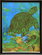 ‘Sea turtle’, Natalya Zhmaka, 15 years, (teacher M.G.Cherednichenko), Pryluky