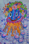 ‘I'm jolly jellyfish’, Varvara Shabaeva, 8 years, (teacher Ya. A. Mishchenko), Izyum