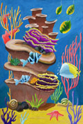 ‘Coral world’, Olga Nesterchuk, 12 years, (teacher A. Isakova), Vorkuta (Respublica Komi)