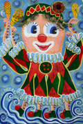 ‘Clown’, Sofiya Kasar, 10 years, (teacher E. E. Marchuk), Gorodok
