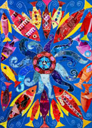 ‘Dance of octopus’, Collective work, 12 years, (teacher T. A. Balbus), Kremenets