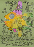 ‘Super fish’, Darya Lyashchenko, 6 years, (teacher G.V. Solovyova), Rubezhnoe