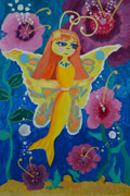 ‘Underwater fairy’, Vera Kuznetsova, 8 years, (teacher O.P.Polischuk), Krivoy Rog