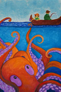 ‘Octopus - a man’s friend’, Dmitry Miroshnichenko, 9 years, (teacher M.V. Tzibulka), Krivoy Rog