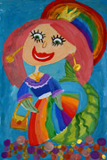 ‘Mermaid - fashionista’, Vera Khlopikova, 7 years, (teacher O.S. Isakova), Yuzhnoye