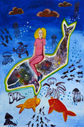 ‘Underwater dream’, Anfisa Novak, 12 years, (teacher A.S. Minchuk), Zhytomyr