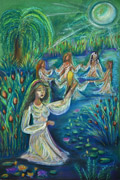 ‘Spirits of river waters’, Lina Pshenichnaya, 15 years, (teacher A.N. Ermilova), Krasnodon
