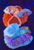‘Rainbow fish’, Diana Bilimova, 15 years, (teacher E.V. Larionova), Chita
