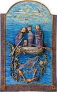 ‘Three in a boat’, Olga Chernyavskaya, 14 years, (teacher O.A. Petrova), Krivoy Rog