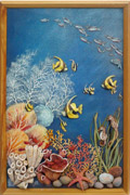 ‘Underwater idyll’ triptych, Yulia Misina, 18 years, (teacher G.V. Shinakova) Orel